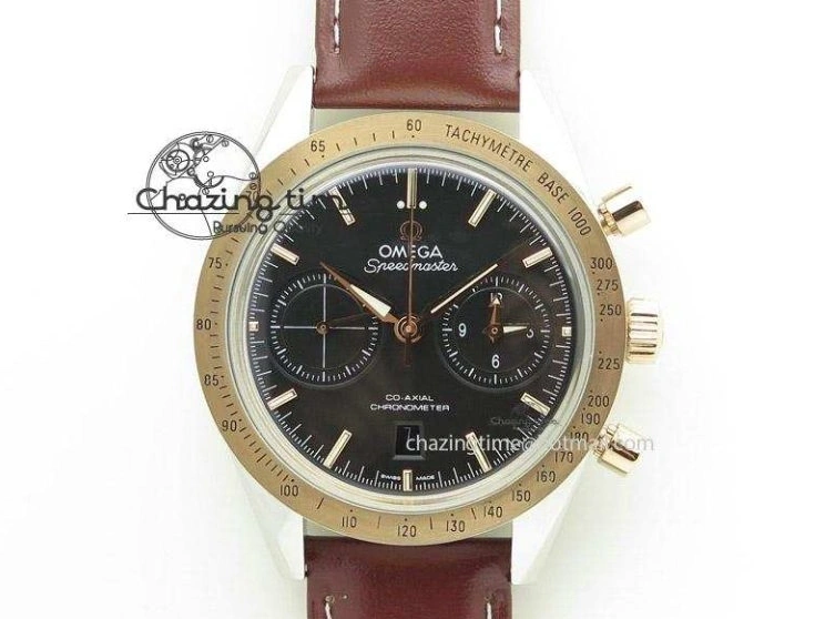 0415 Planet Ocean Pro 45mm OMF 1:1 Best Edition Orange Marker On SS Bracelet A8500 (Black Balance Wheel) Durable 8141